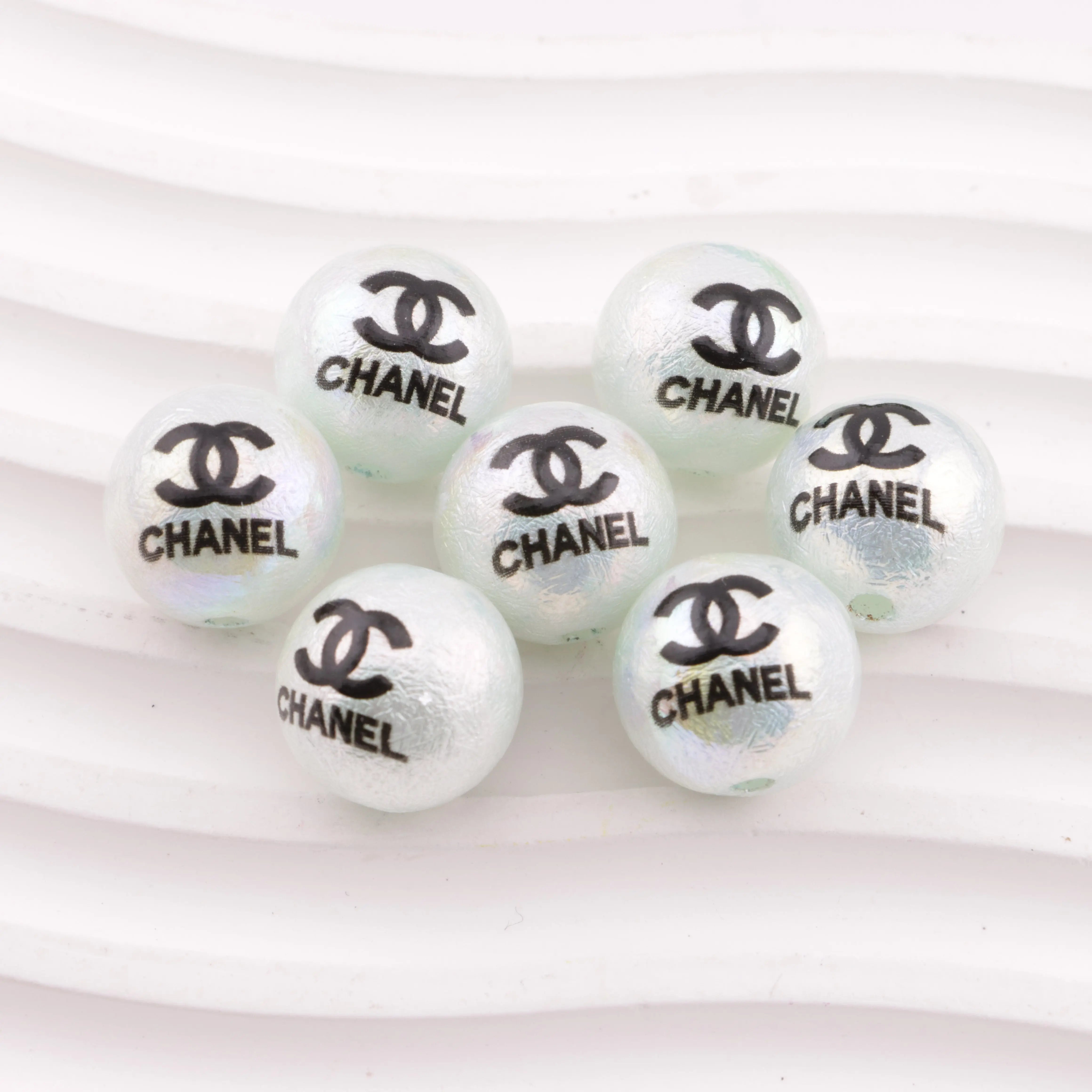 16mm Wrinkled CC Acrylic Beads Beads Acrylic Zoe's DIY Shop