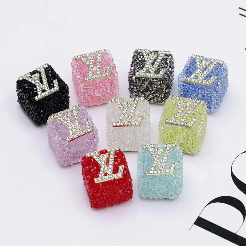 16mm LV Sugar Beads for Crafts DIY Bracelets Keychains Pens Jewelry Making Supplies -Zoe DIY Wholesale