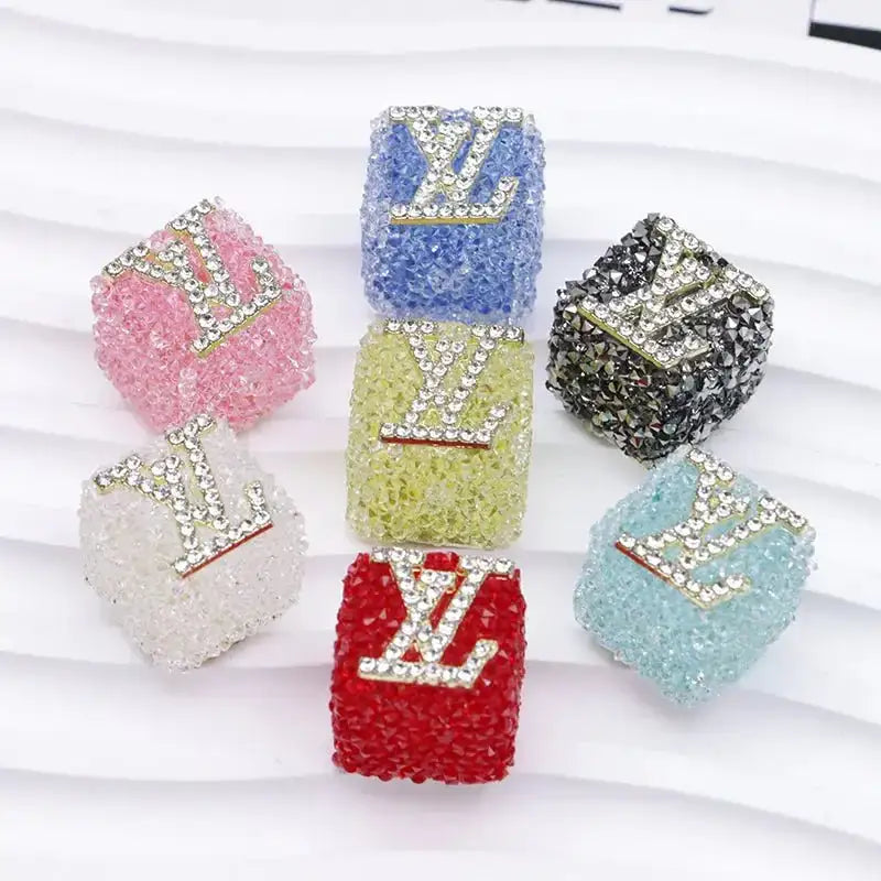 16mm LV Sugar Beads for Crafts DIY Bracelets Keychains Pens Jewelry Making Supplies -Zoe DIY Wholesale