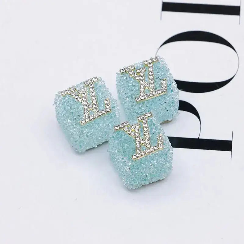 16mm LV Sugar Beads for Crafts DIY Bracelets Keychains Pens Jewelry Making Supplies -Zoe DIY Wholesale