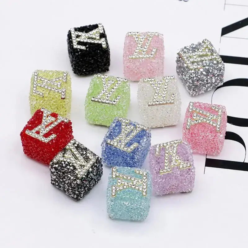 16mm LV Sugar Beads for Crafts DIY Bracelets Keychains Pens Jewelry Making Supplies -Zoe DIY Wholesale