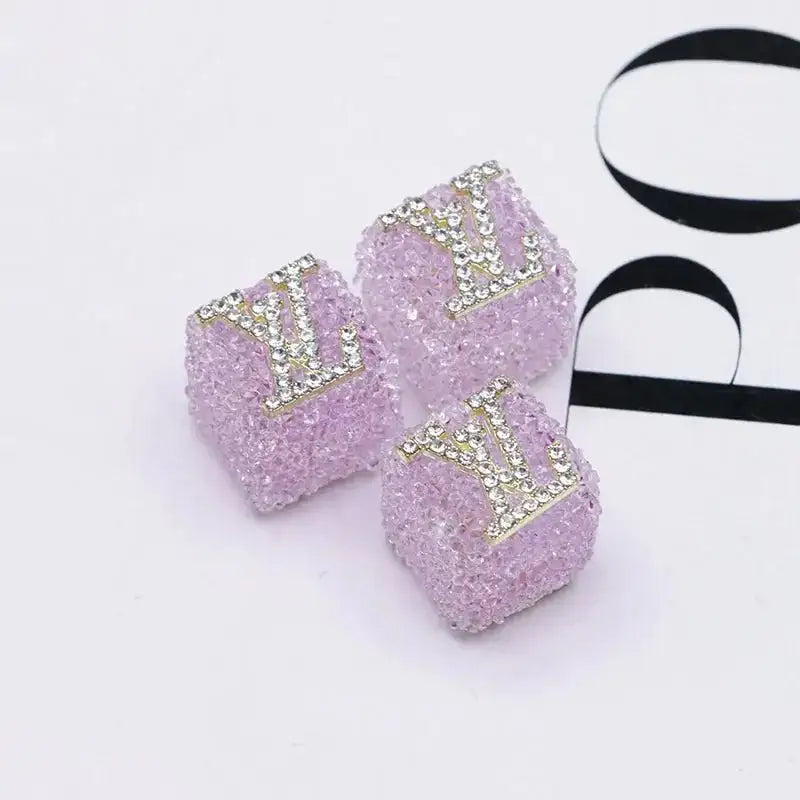 16mm LV Sugar Beads for Crafts DIY Bracelets Keychains Pens Jewelry Making Supplies -Zoe DIY Wholesale