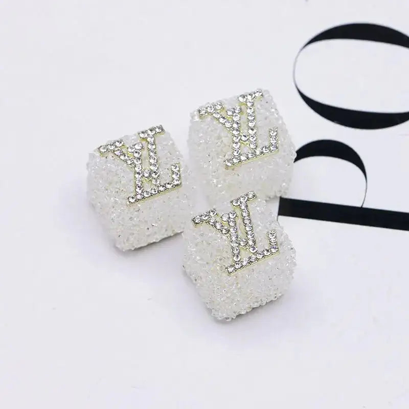 16mm LV Sugar Beads for Crafts DIY Bracelets Keychains Pens Jewelry Making Supplies -Zoe DIY Wholesale