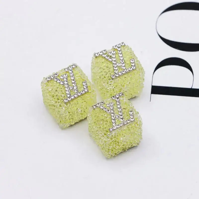 16mm LV Sugar Beads for Crafts DIY Bracelets Keychains Pens Jewelry Making Supplies -Zoe DIY Wholesale