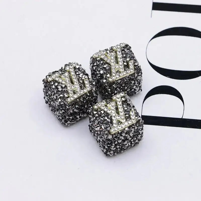 16mm LV Sugar Beads for Crafts DIY Bracelets Keychains Pens Jewelry Making Supplies -Zoe DIY Wholesale