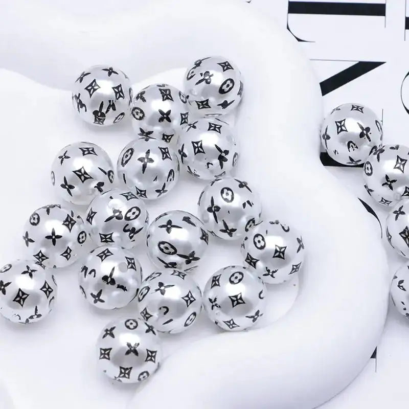 16mm Pearl Looking Acrylic Beads -Zoe DIY Wholesale