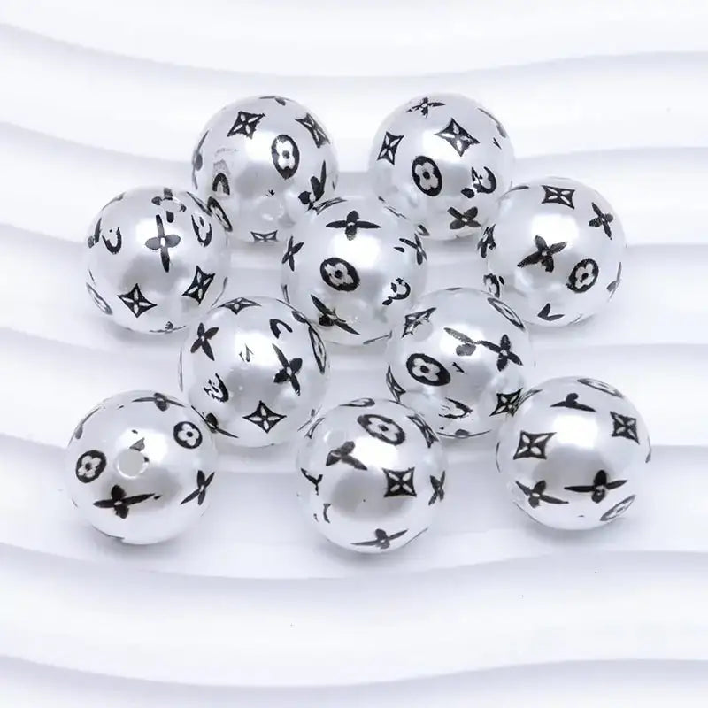 16mm Pearl Looking Acrylic Beads -Zoe DIY Wholesale