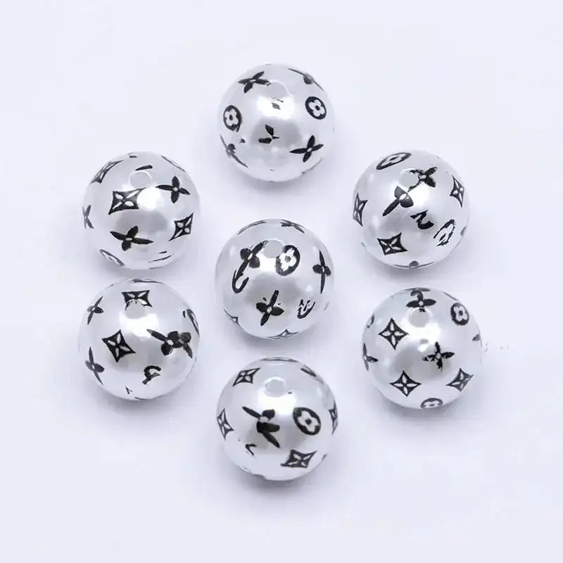 16mm Pearl Looking Acrylic Beads -Zoe DIY Wholesale
