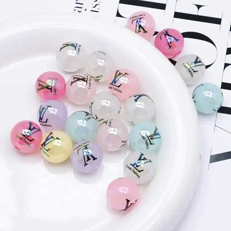 16mm Random Mixed Color Acrylic Beads -Zoe DIY Wholesale