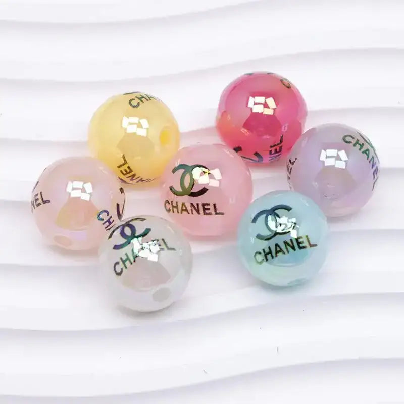 16mm Random Mixed Jelly Color Acrylic Beads -Zoe DIY Wholesale