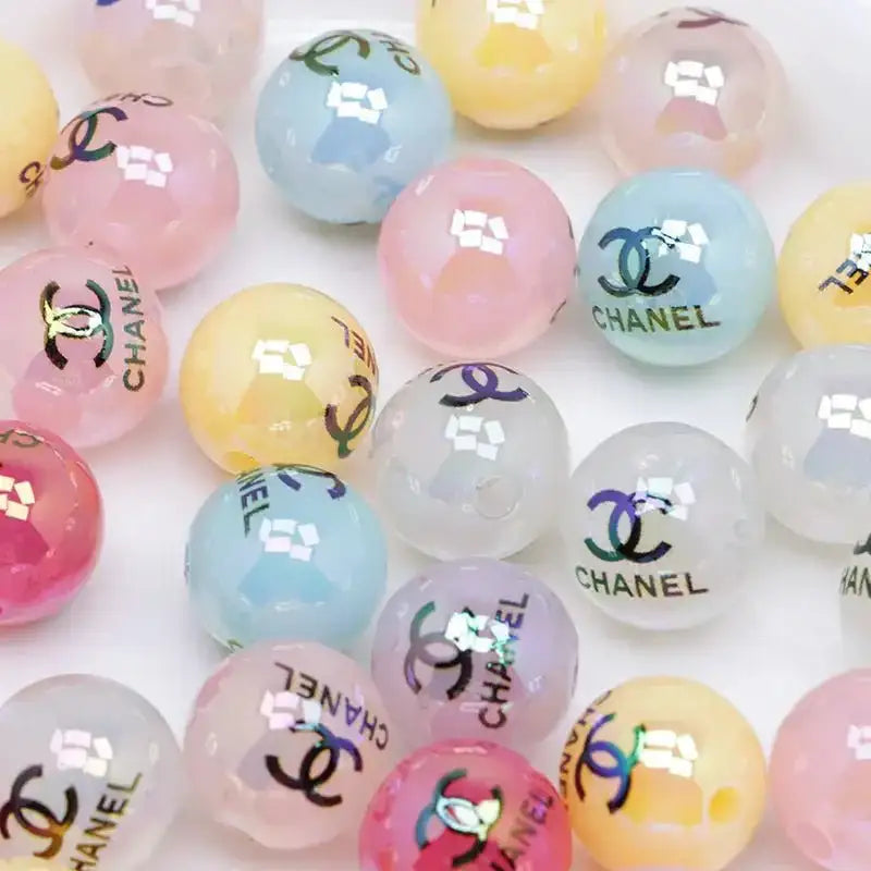 16mm Random Mixed Jelly Color Acrylic Beads -Zoe DIY Wholesale