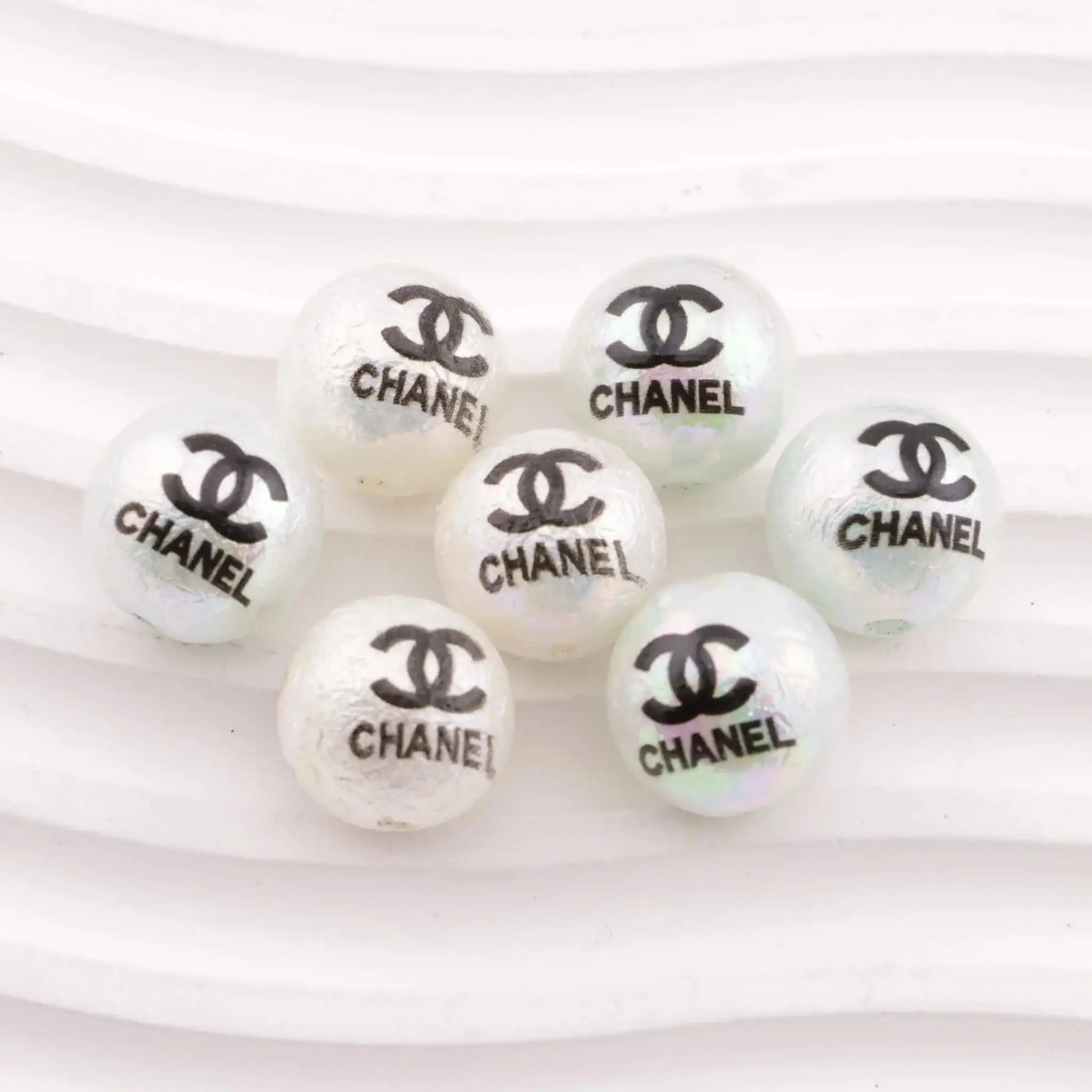 16mm Wrinkled CC Acrylic Beads Beads Acrylic -Zoe DIY Wholesale