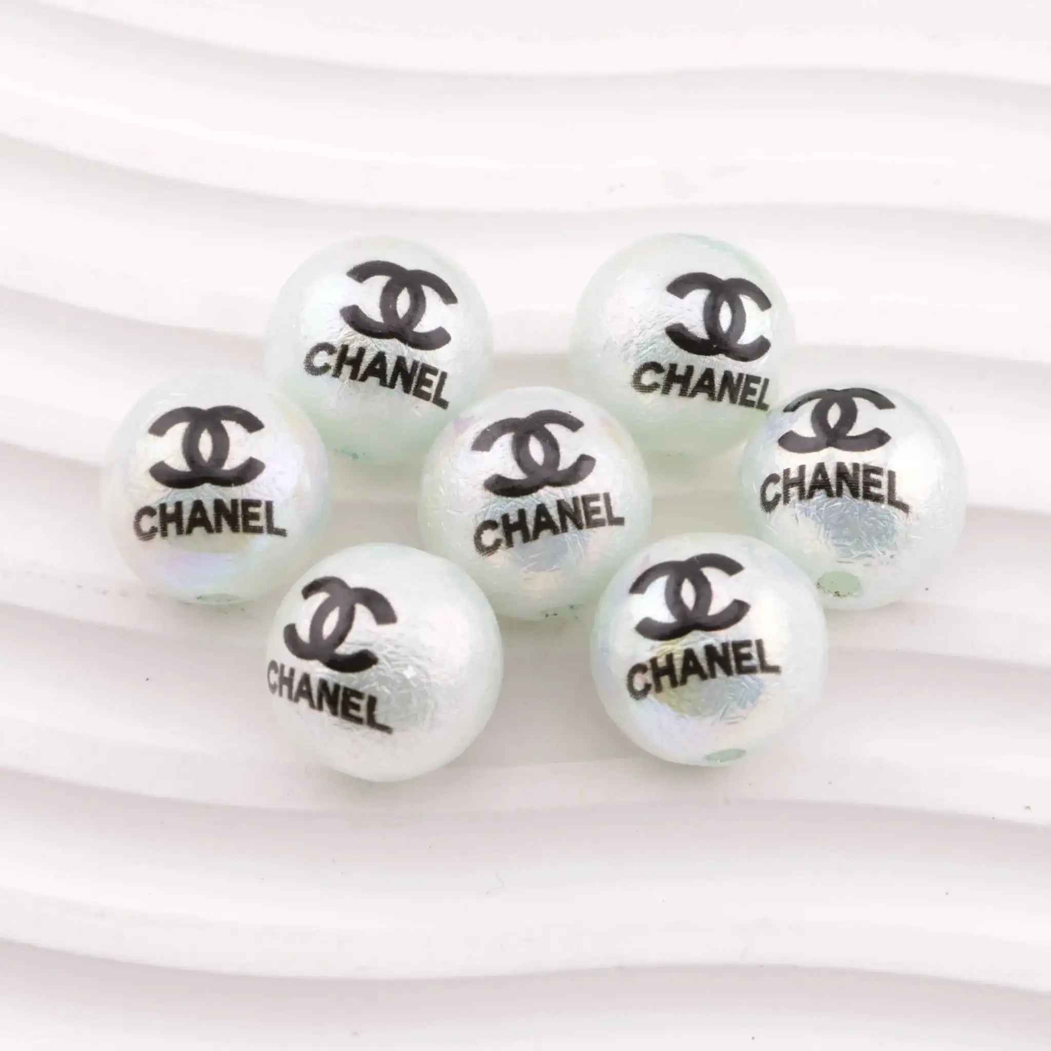 16mm Wrinkled CC Acrylic Beads Beads Acrylic -Zoe DIY Wholesale