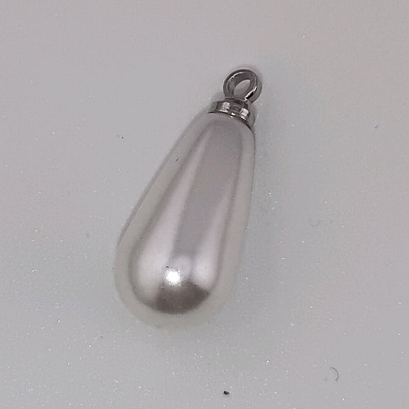 7MM Two Color Pearl Looking Acrylic Charms