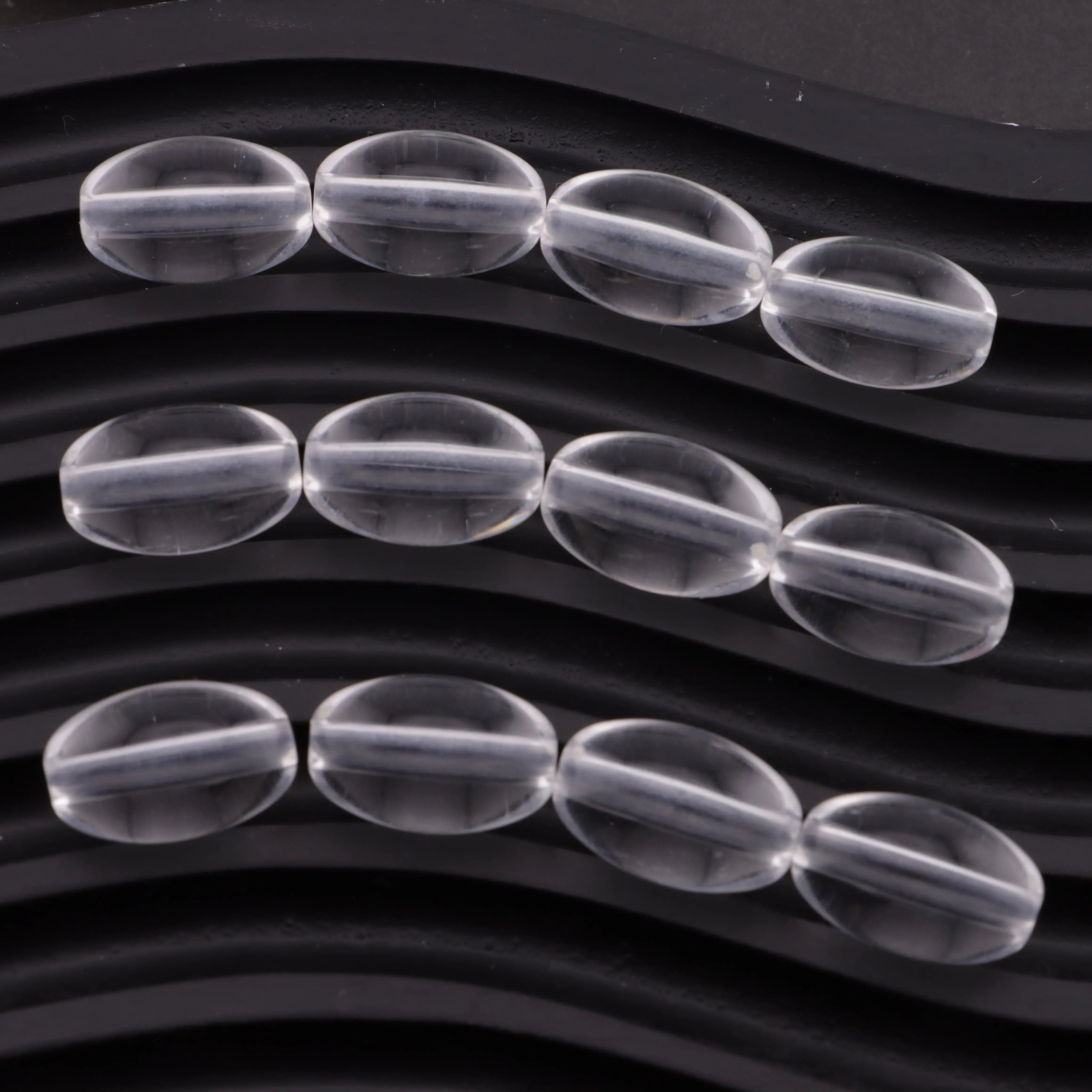 18.5*12mm Elliptical Clear Based Beads Fit For Pen Zoe's DIY Shop