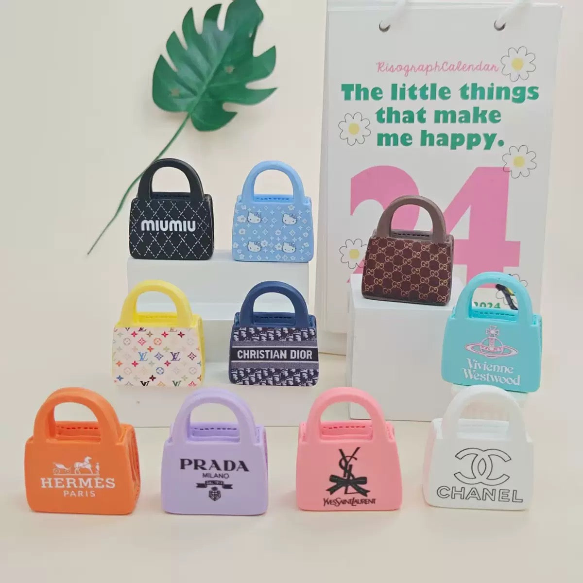FS6721-45×32mm 3D HK Brand Bag Resin Charms Zoe's DIY Shop