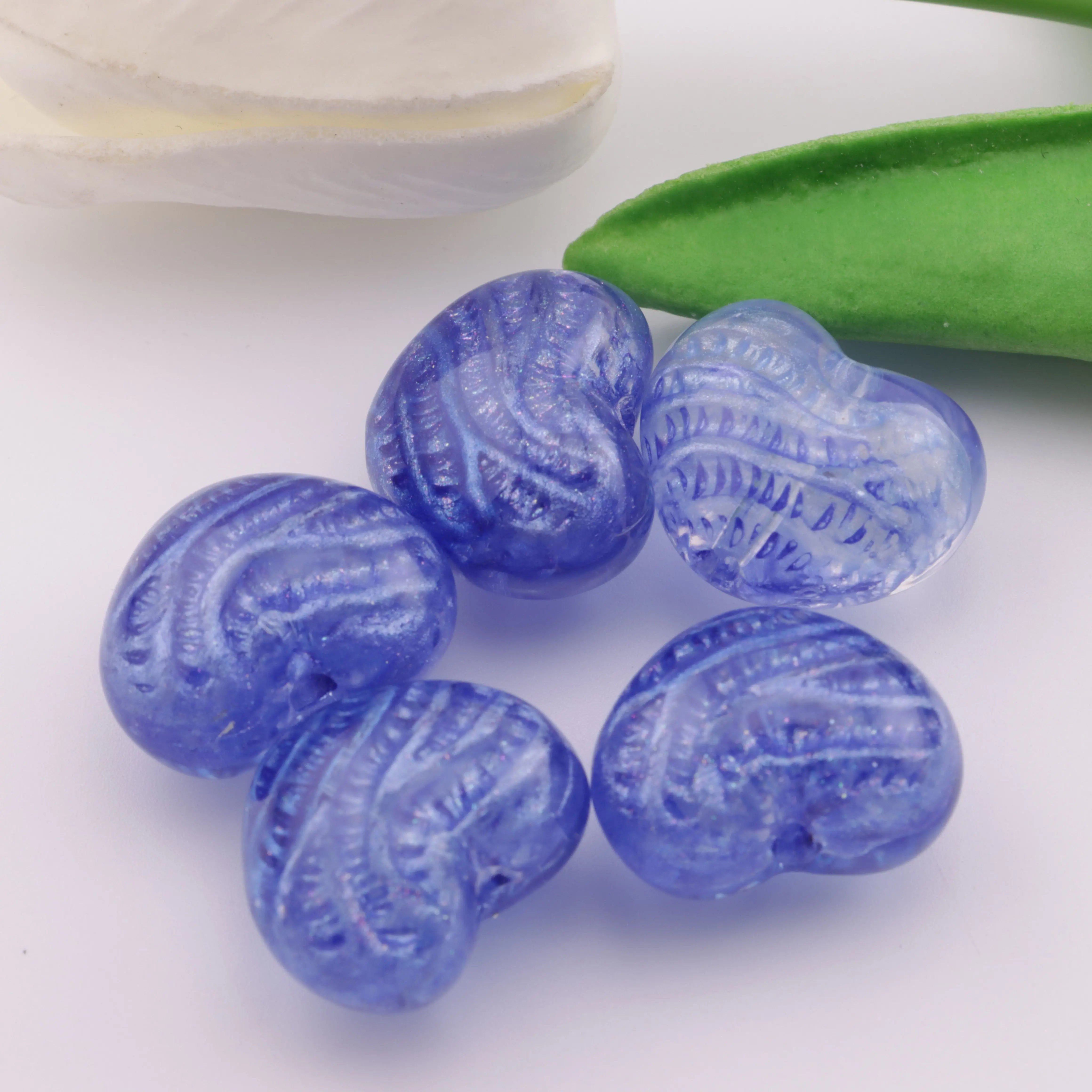 18*23mm Heart Beads Love Oil Painting Beads Fit For Pen ZoeDIY Shop