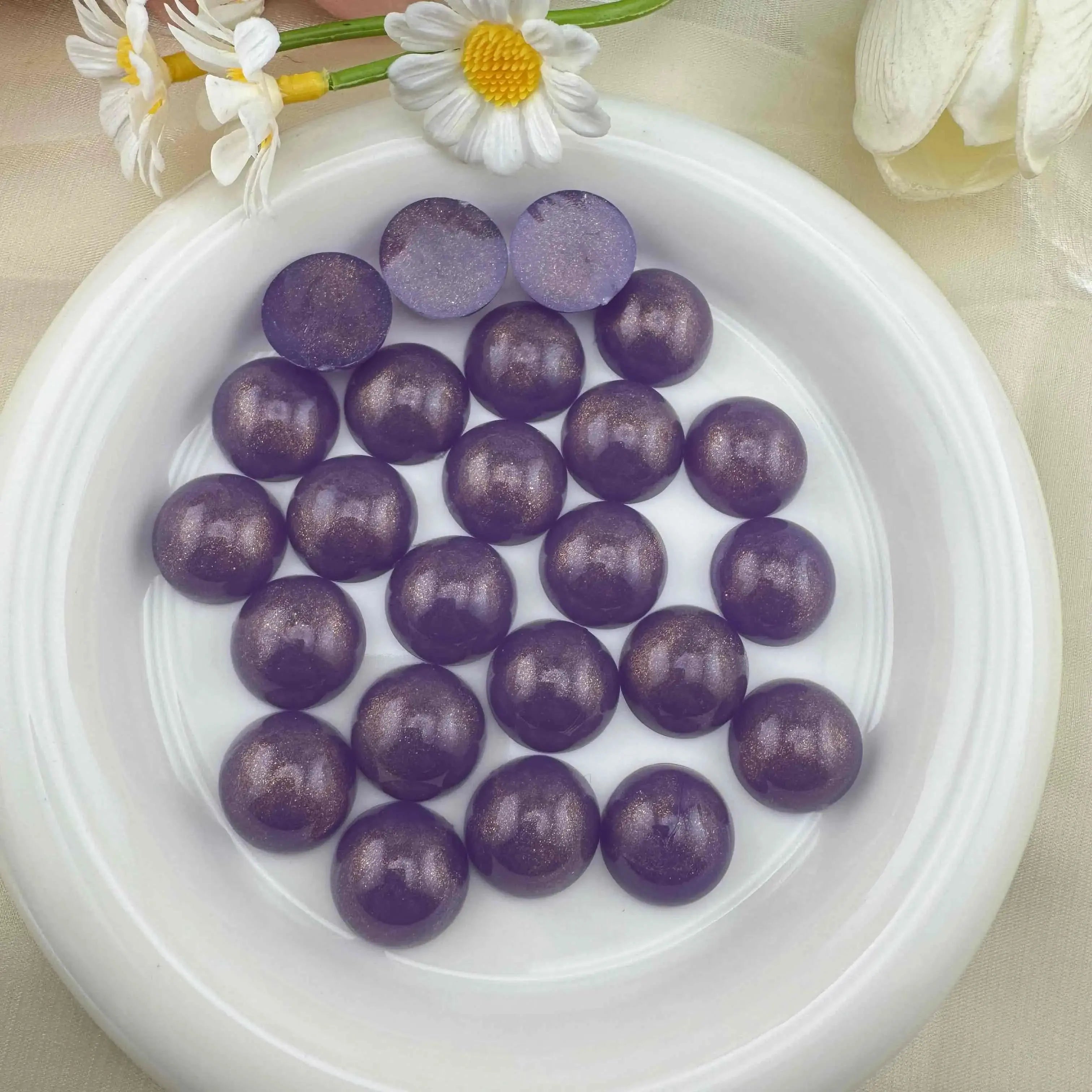 18mm Glitter Acrylic Patch for DIY Jewelry Making Necklace Bracelet Earrings Keychain Making Zoe DIY Wholesale