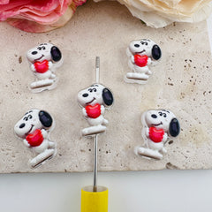 FS19447-Snoopy Acrylic Focal Beads