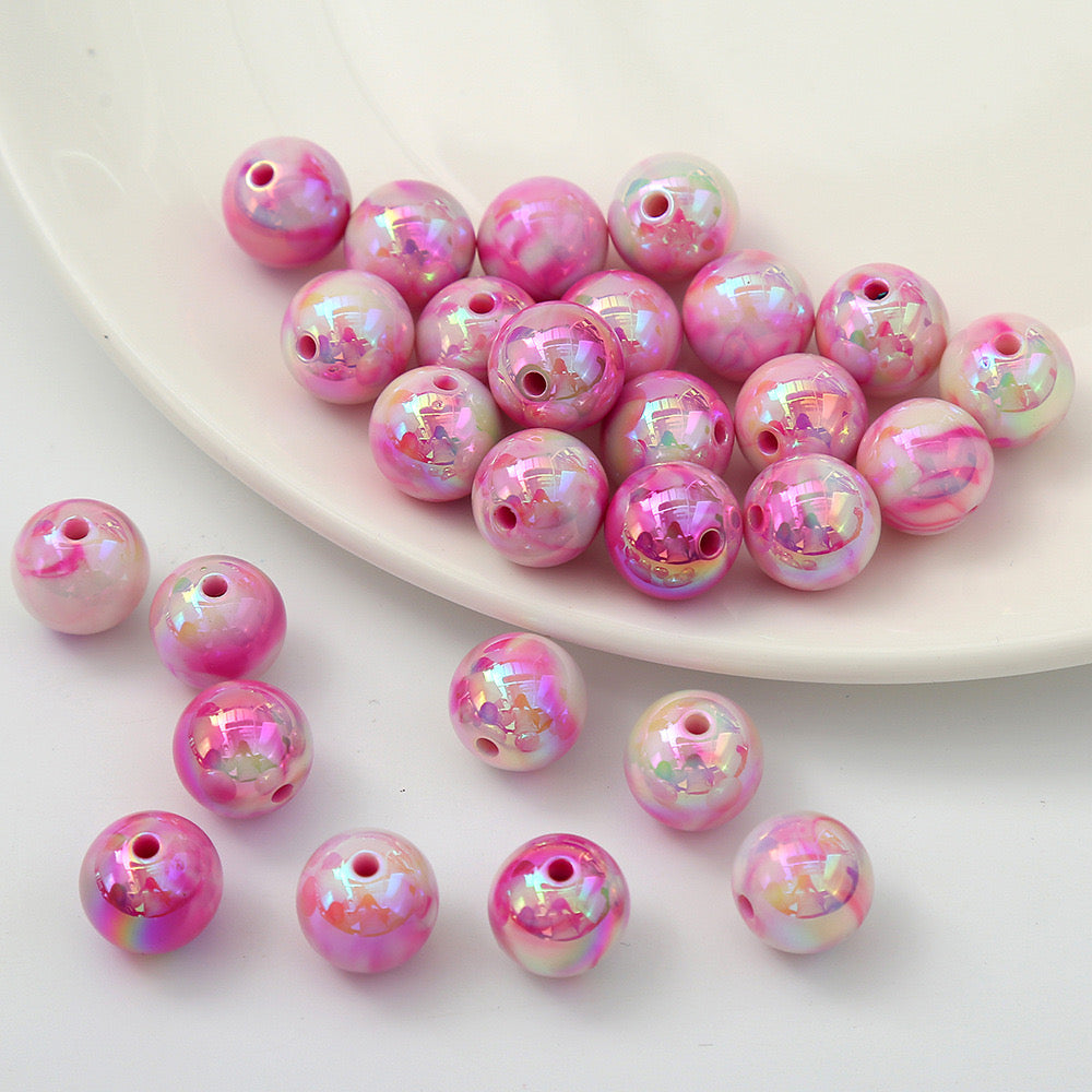 FS1716-16 MM Size UV  Acrylic Beads Fit For Beadable Pens