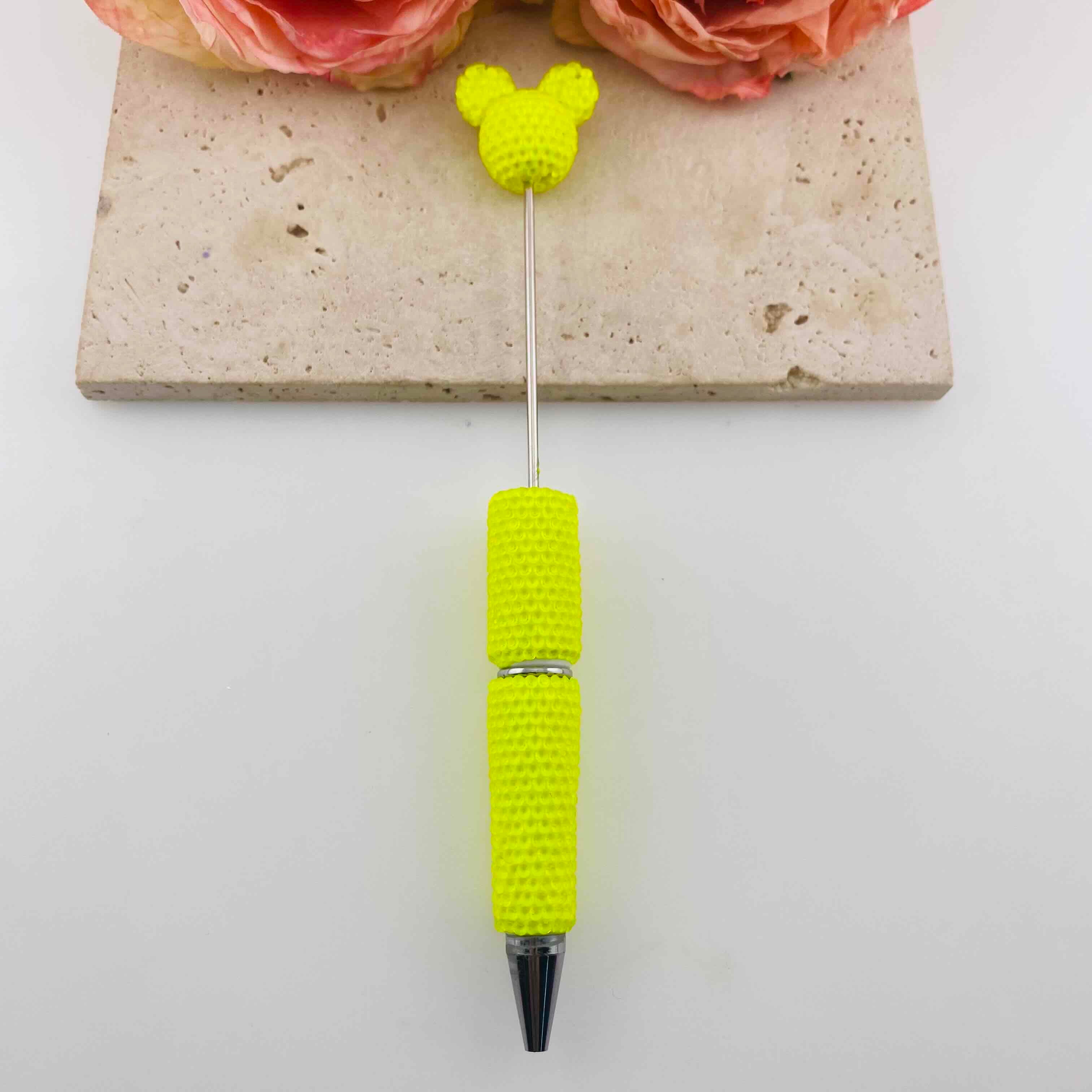 FS19782-Fluorescent Mickey Rhinestone Pens
