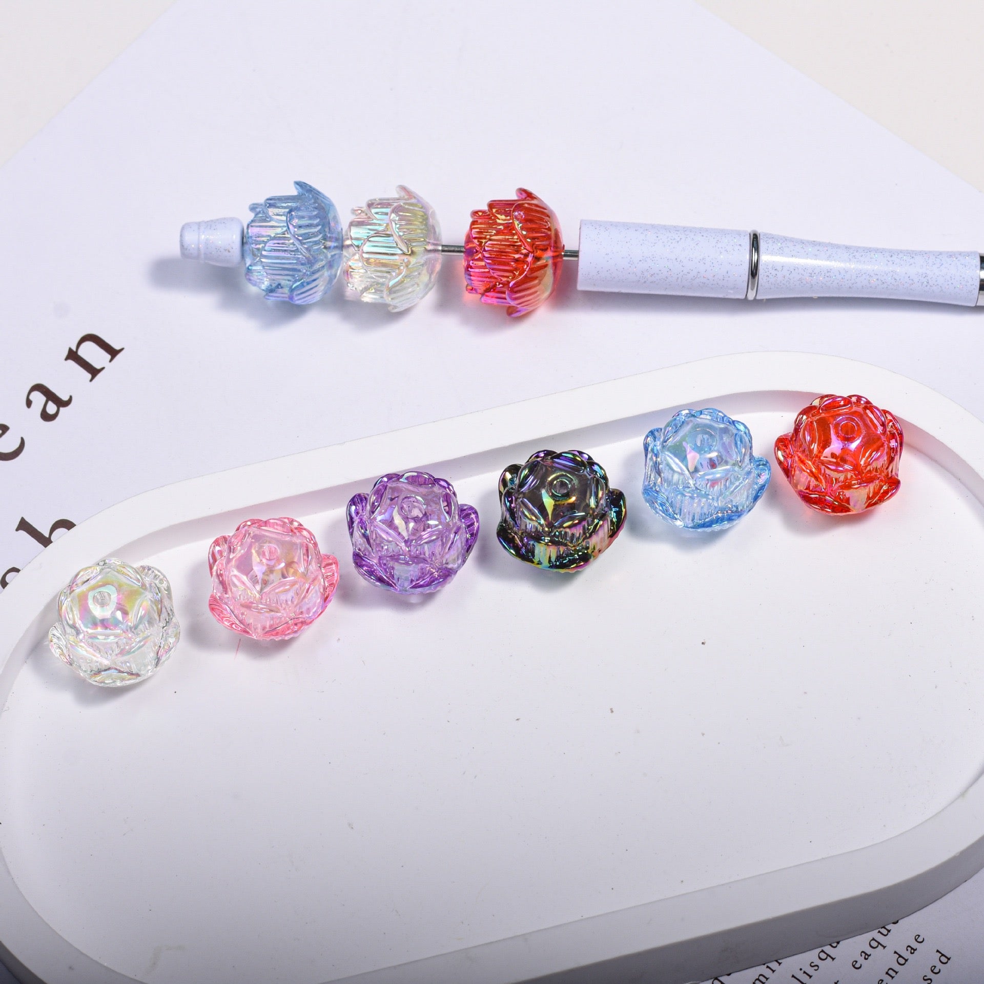 FS1633-21MM UV Lotus Flower Fit For Beadable Pen