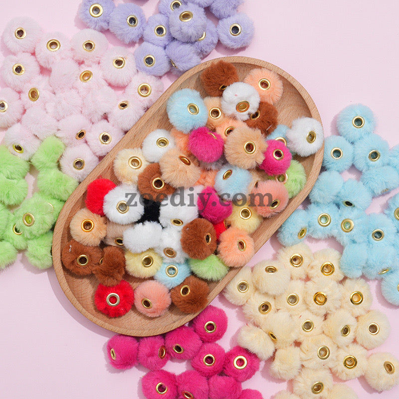 FS2081--Plush Spacer Beads Fit For Beadable Pens