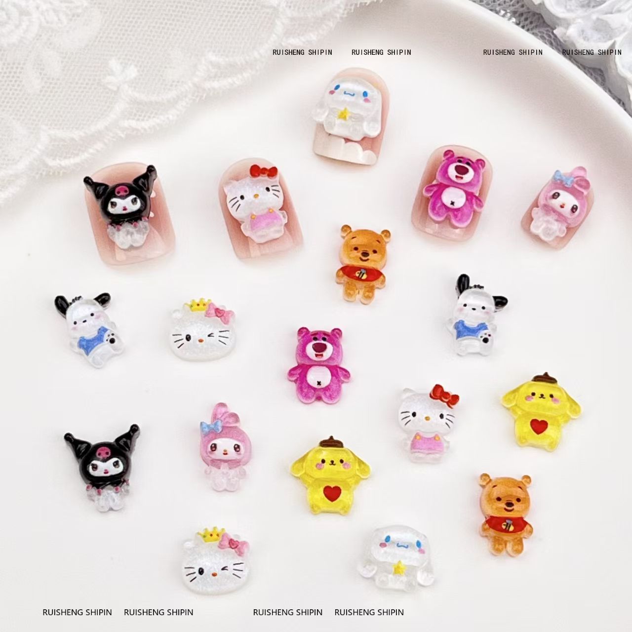 FS5402- Cartoon Chaos Resin Patches