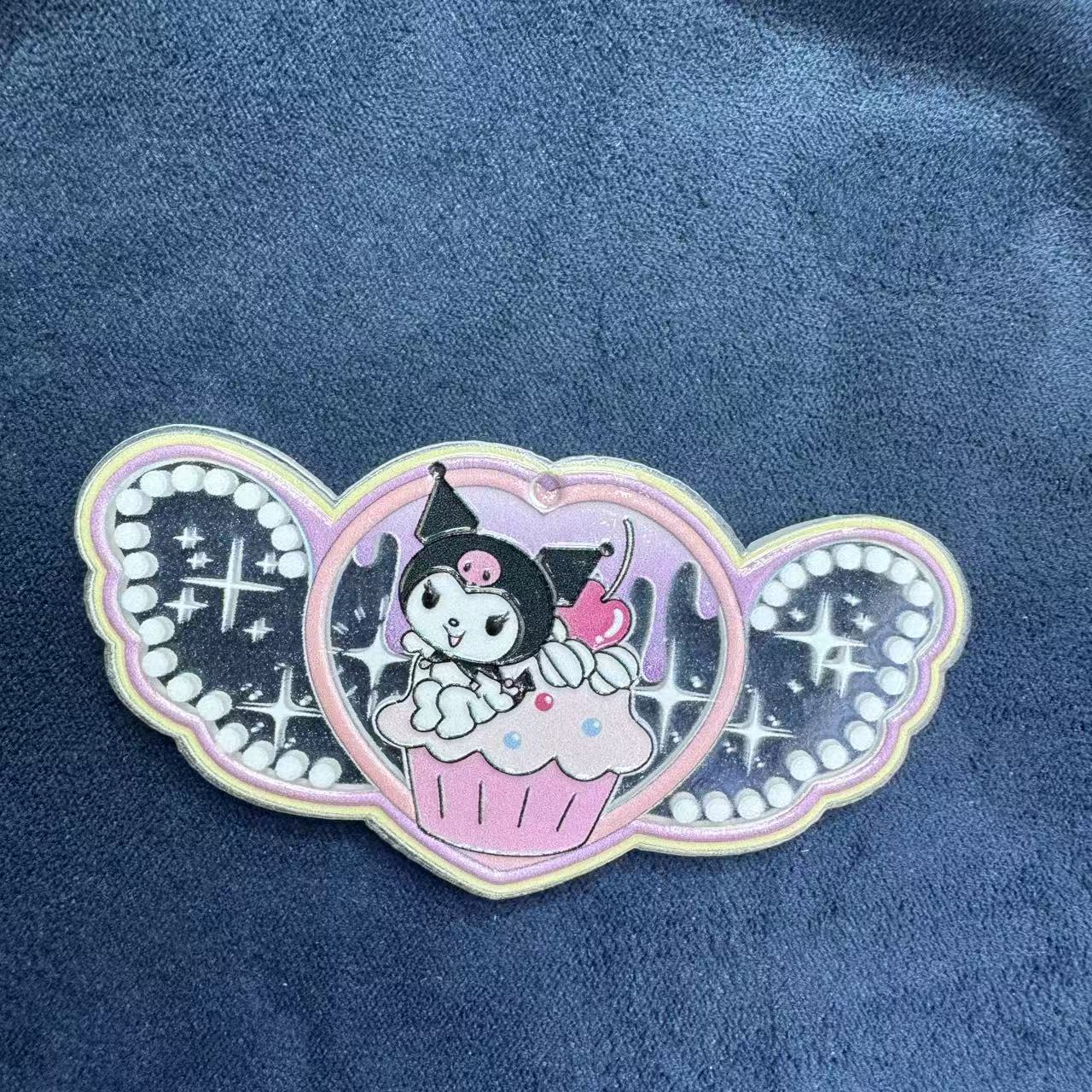 Printed Acrylic Charms Pedant For Making Keychain