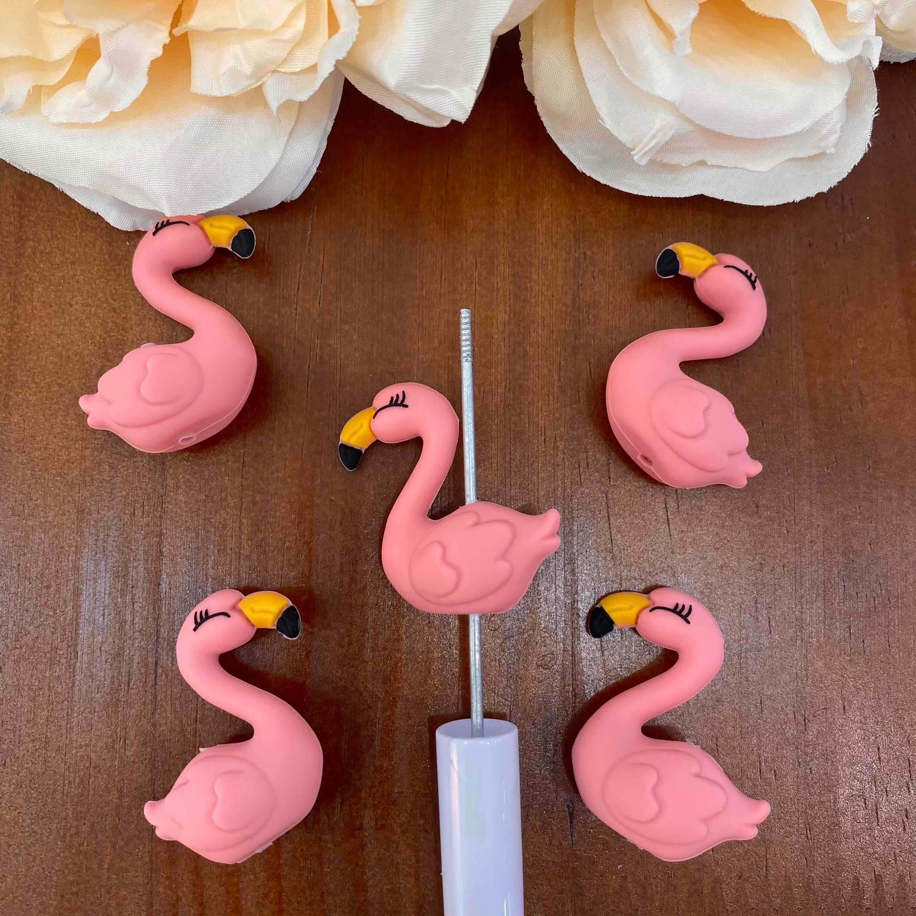 FS20510-3D Swan Silicone Focal Beads