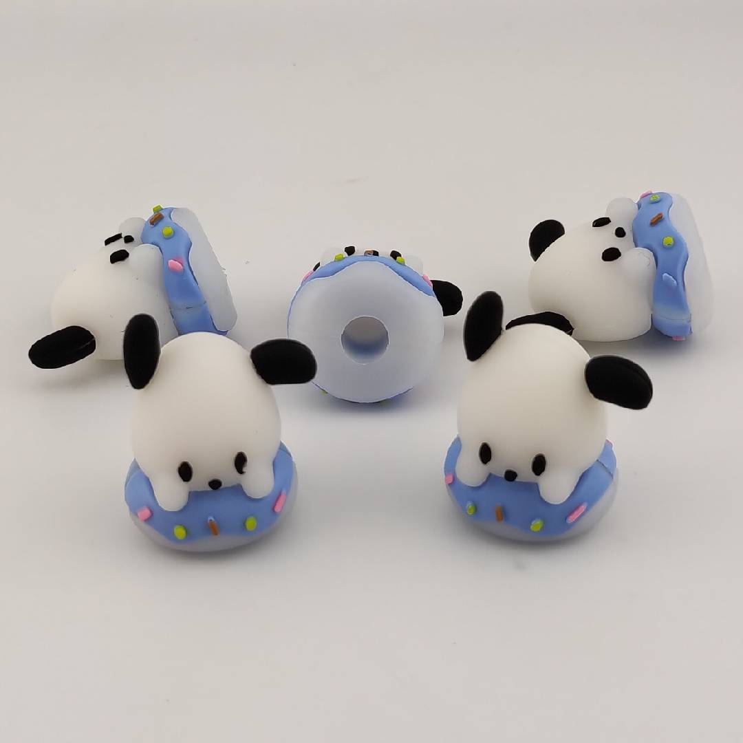 (PT10) 10 Pieces Pochacco On the donuts Pen Toppers