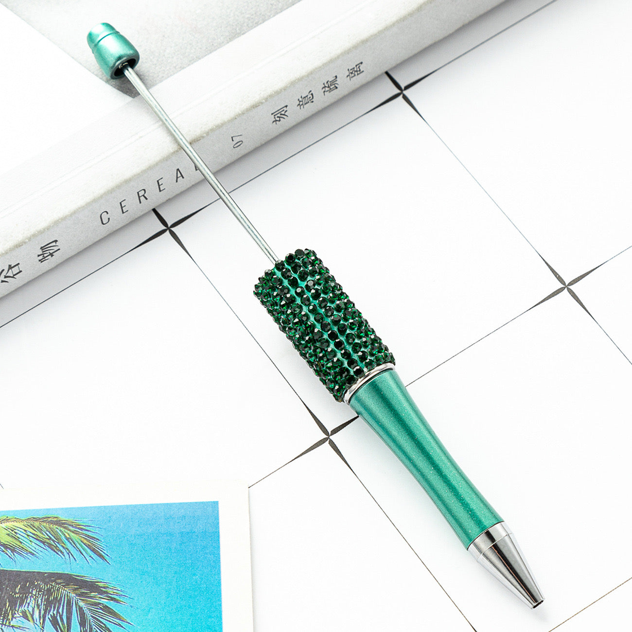 10pcs/set Diamond-pasted Beadable Pen