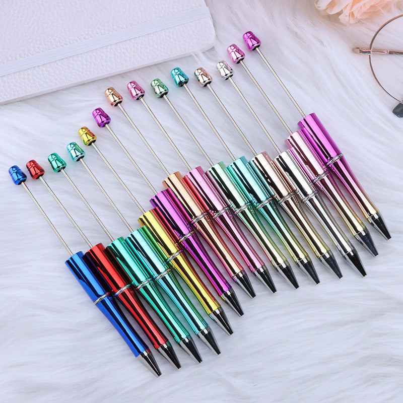 10pcs/set UV Electroplated Beadable Pens