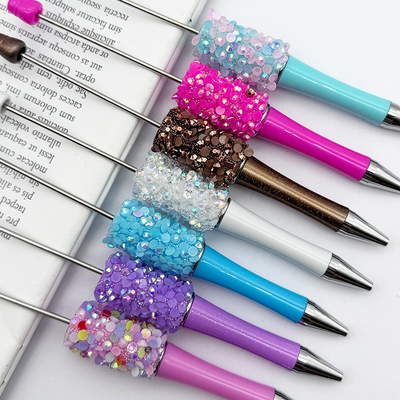 10pcs/set Resin Diamond-pasted Beadable Pens
