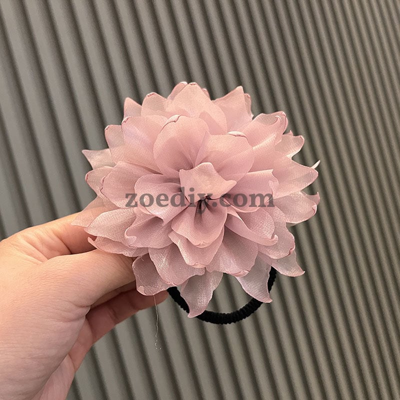 FS0996- 105MM Rose Farbic Flower For Making Fancy Bead Or Hair Accerssies