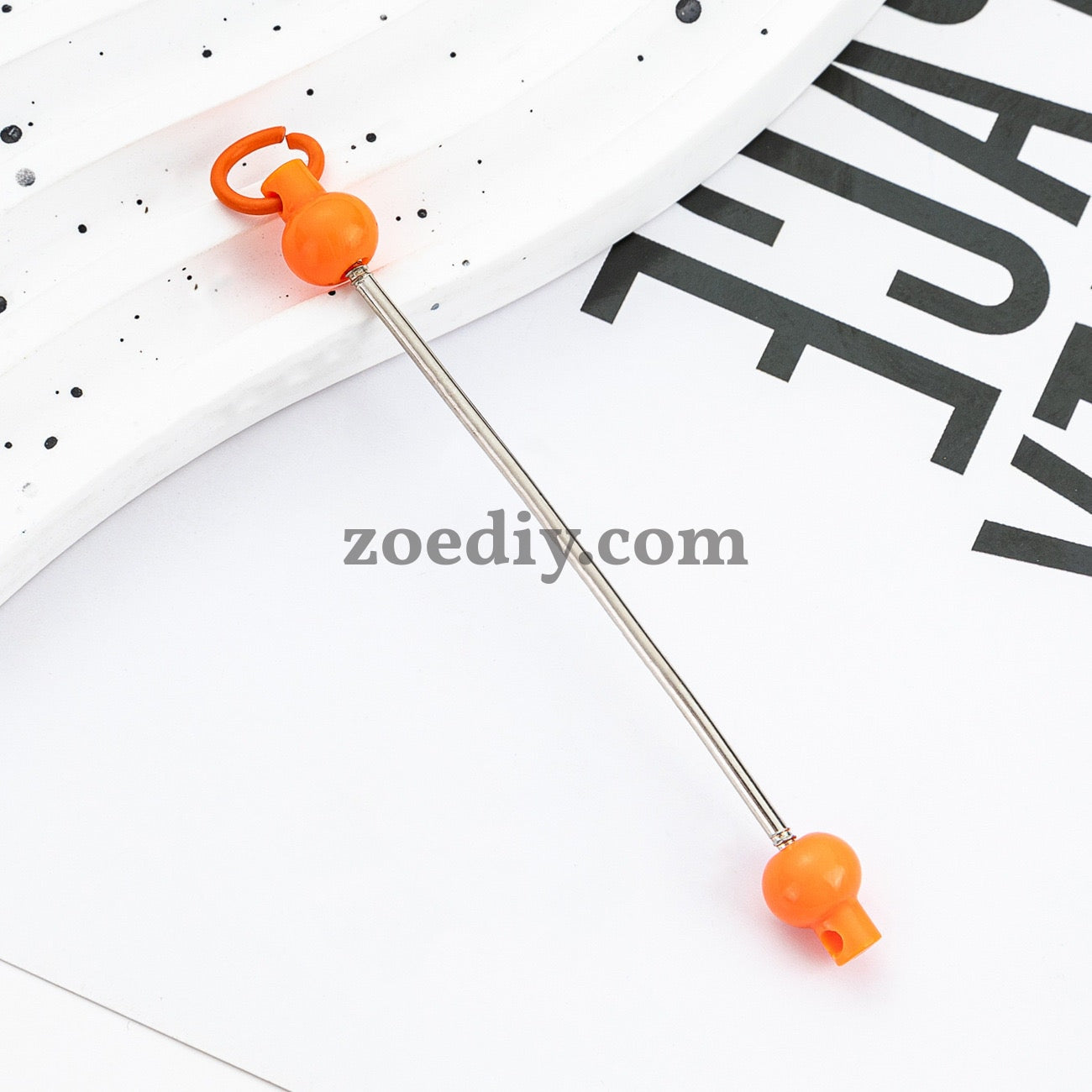 FS0155- DIY Beadable Bar for Keychains in Solid Colors