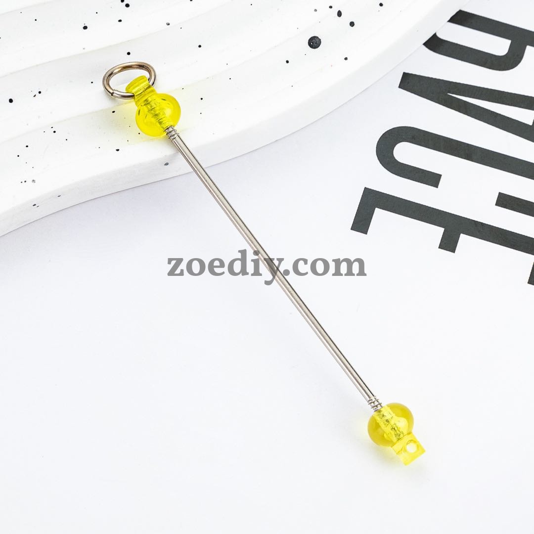 FS0155- DIY Beadable Bar for Keychains in Solid Colors