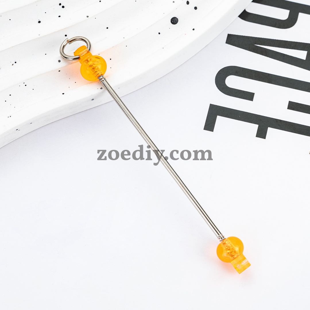 FS0155- DIY Beadable Bar for Keychains in Solid Colors