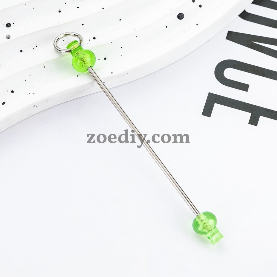 FS0155- DIY Beadable Bar for Keychains in Solid Colors