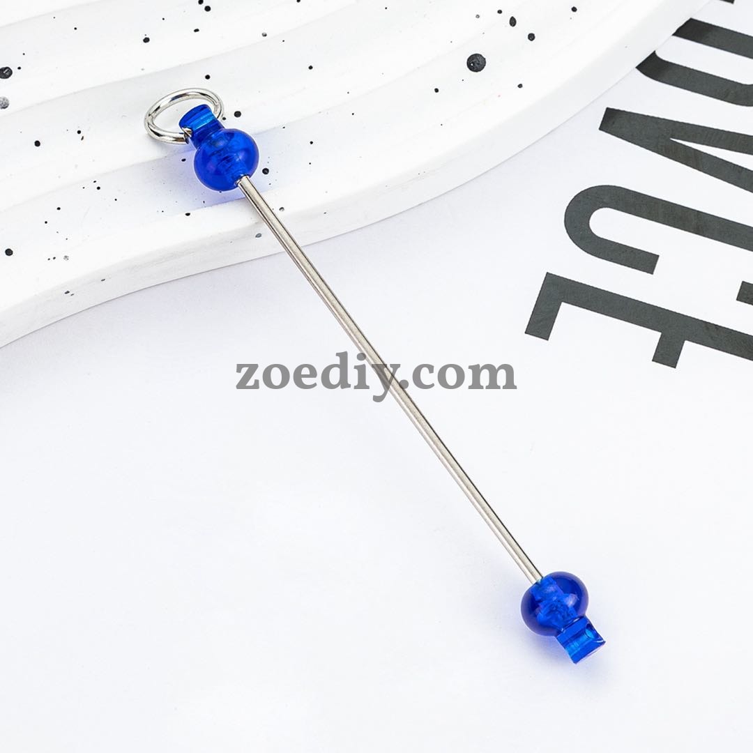 FS0155- DIY Beadable Bar for Keychains in Solid Colors