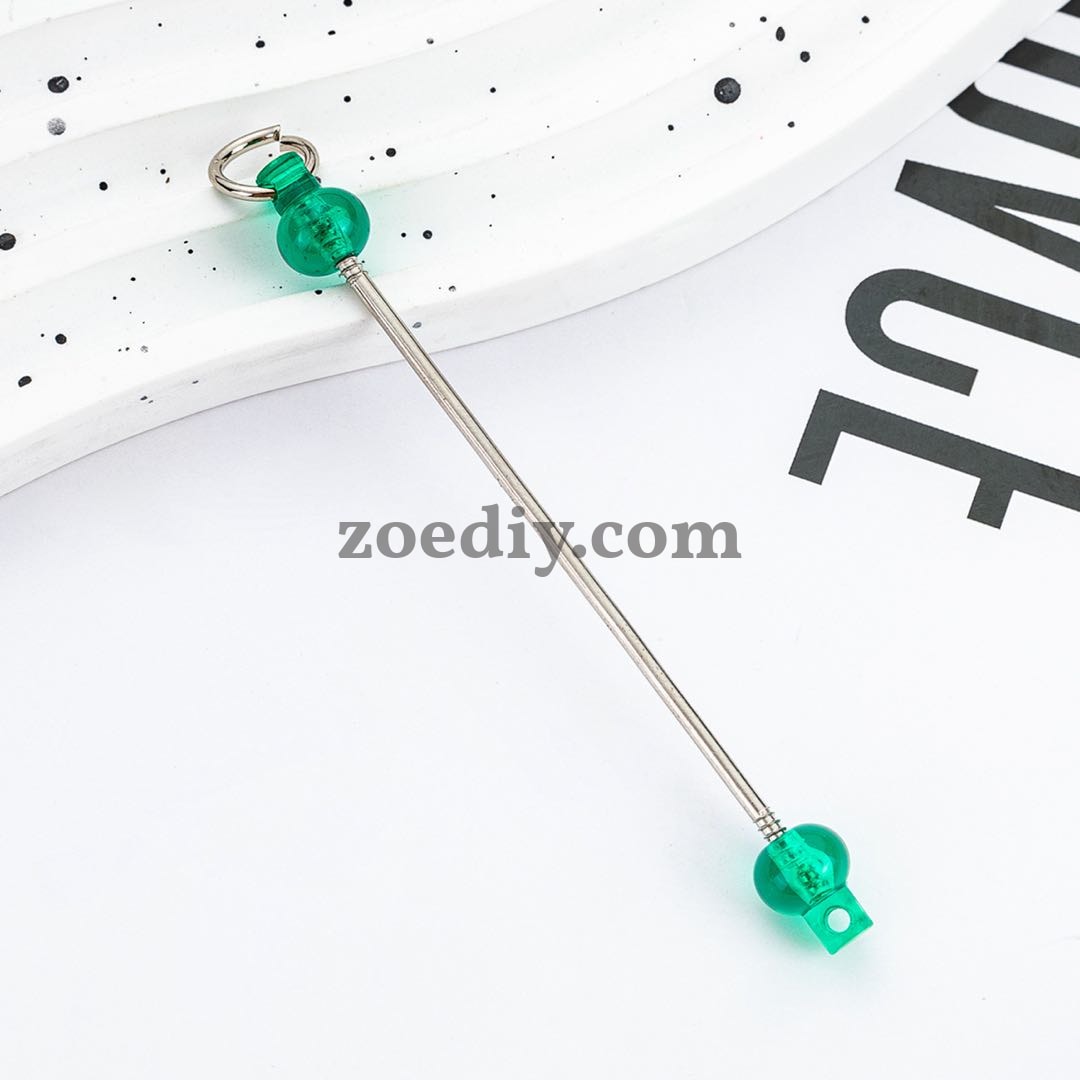 FS0155- DIY Beadable Bar for Keychains in Solid Colors