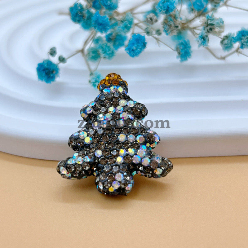 FS0936- Mixed Color Christmas Tree Clay Beads Fit For Beadable Pens