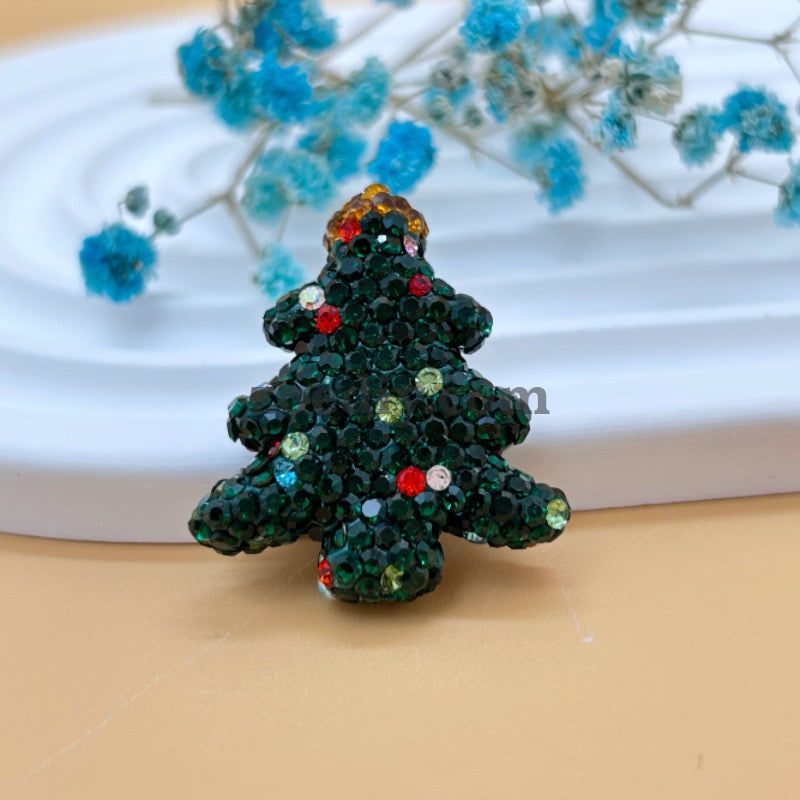 FS0936- Mixed Color Christmas Tree Clay Beads Fit For Beadable Pens