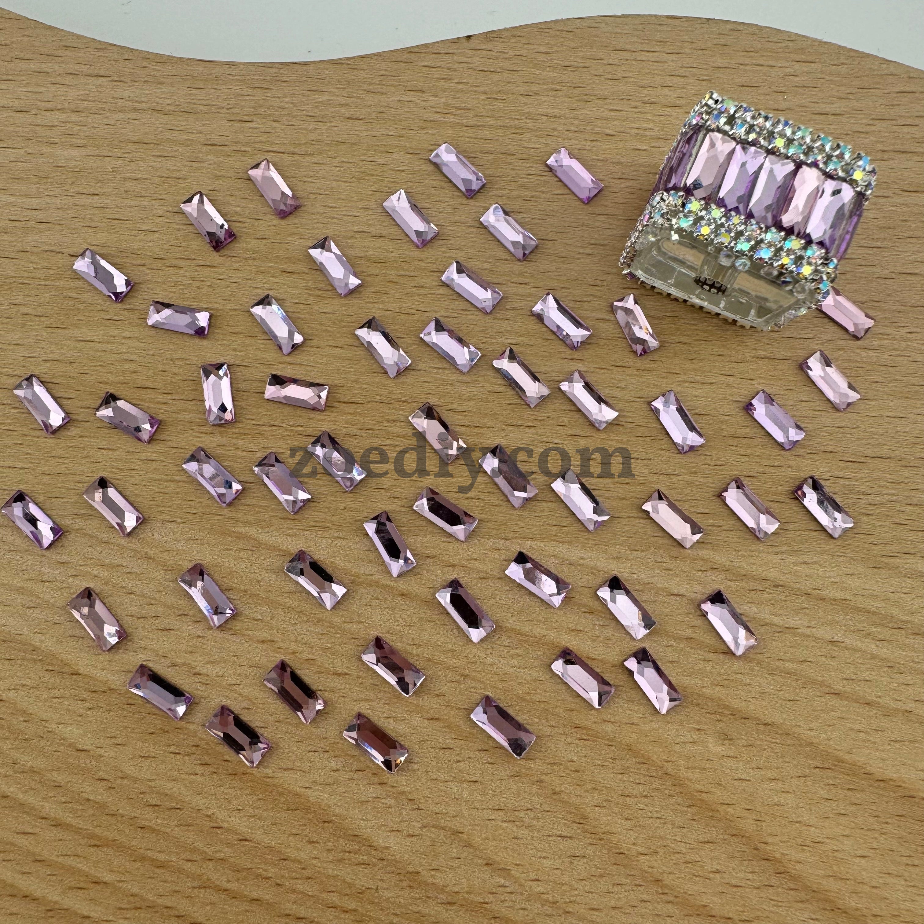 FS1273- 3*7mm  Crystal Diamond Nail Charms For Making Fancy Bead Or Fancy Pen