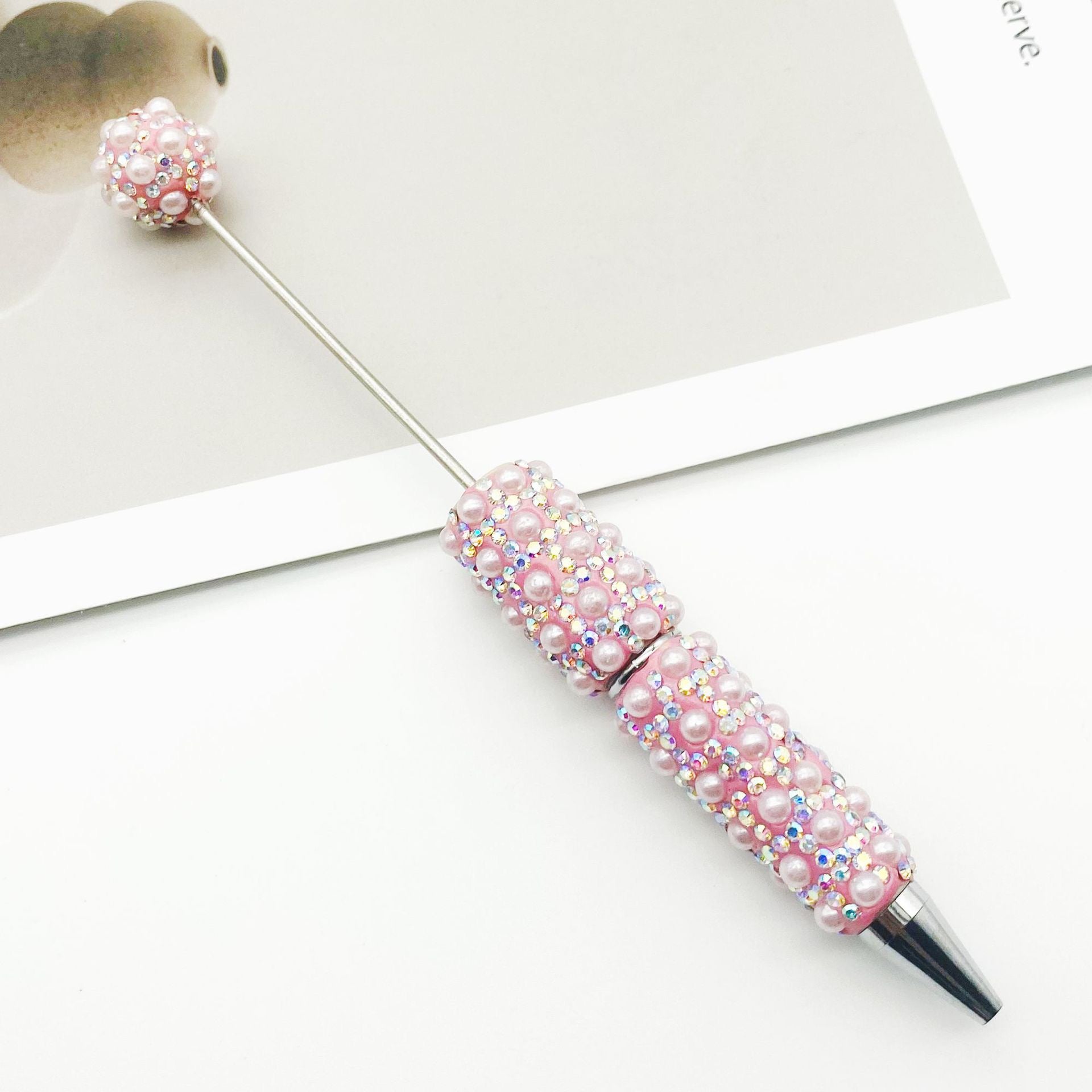 FS1486-Pearl Sparkling Beadable Fancy Pen