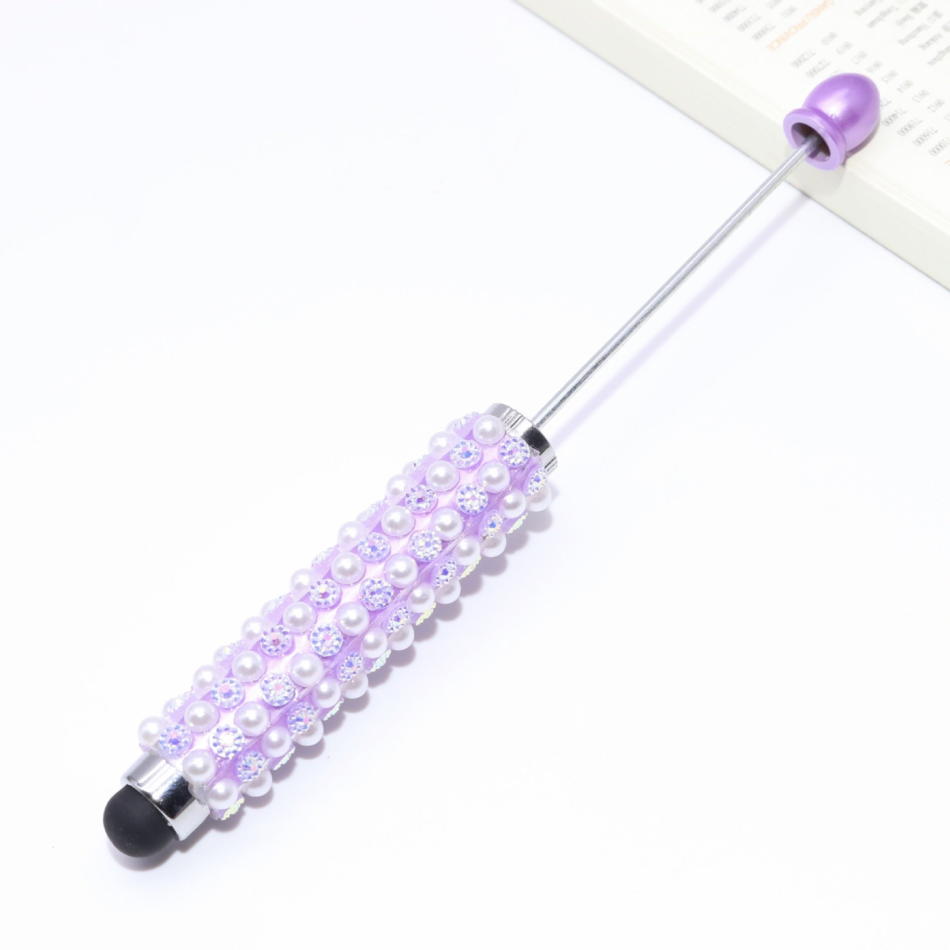 FS1492-Pearl Fancy Beadable Touch Pen