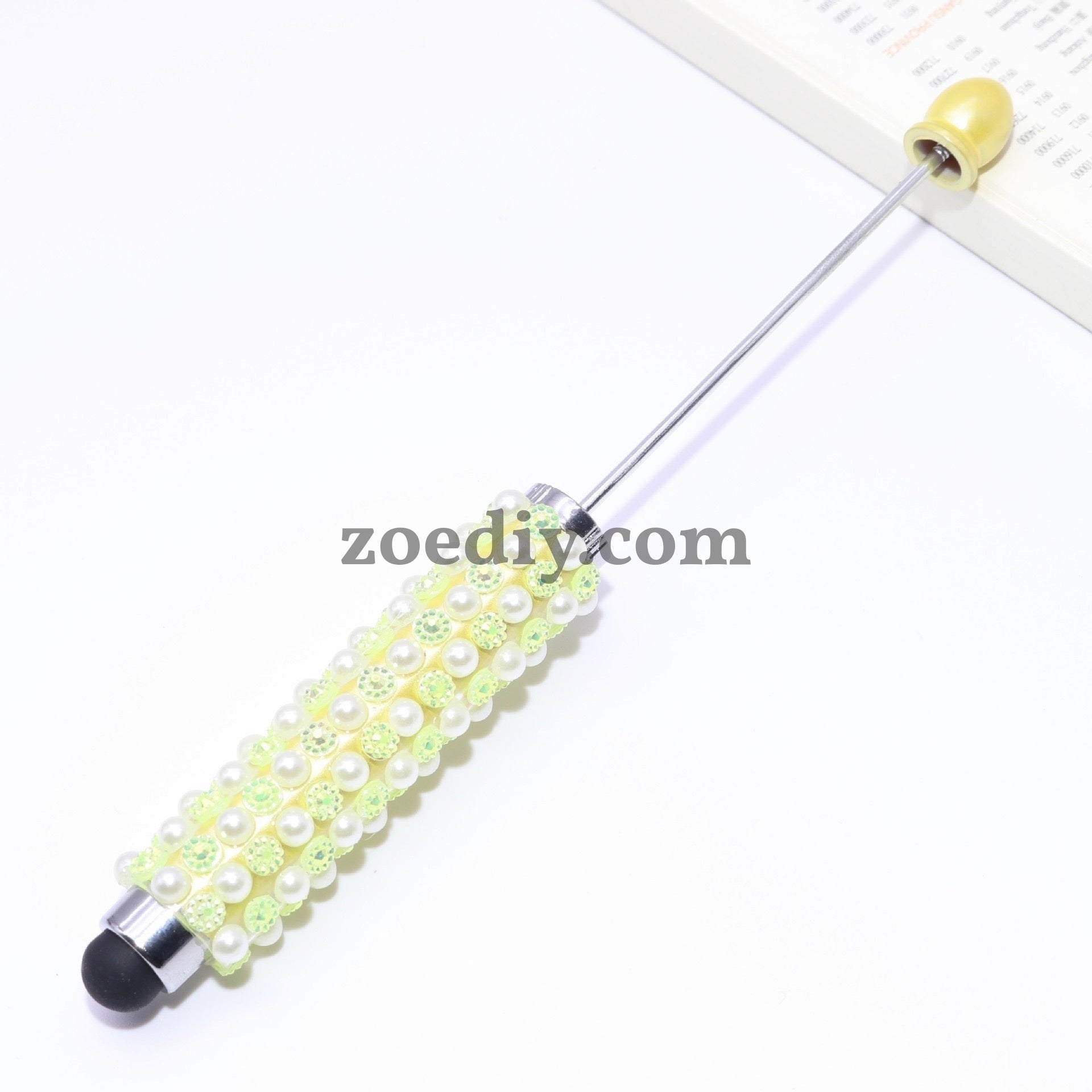 FS1492-Pearl Fancy Beadable Touch Pen