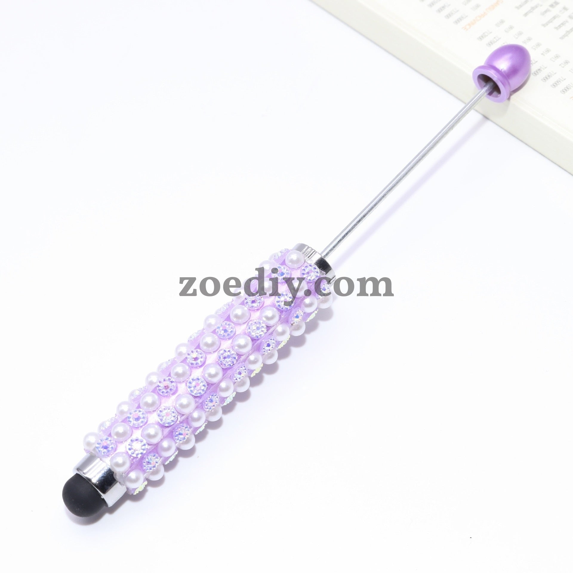 FS1492-Pearl Fancy Beadable Touch Pen