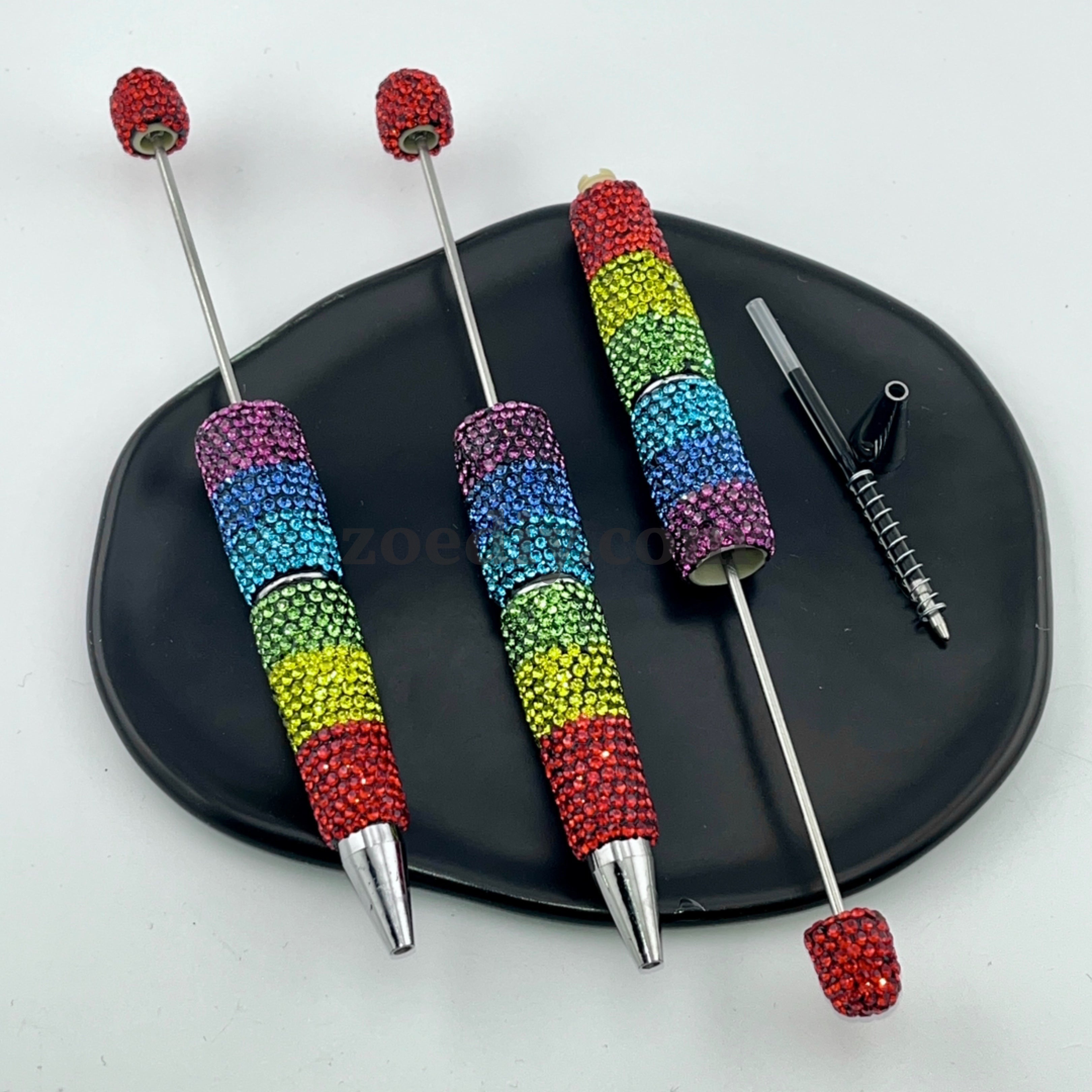 FS1509-Rainbow Sparkling Beadable Pen