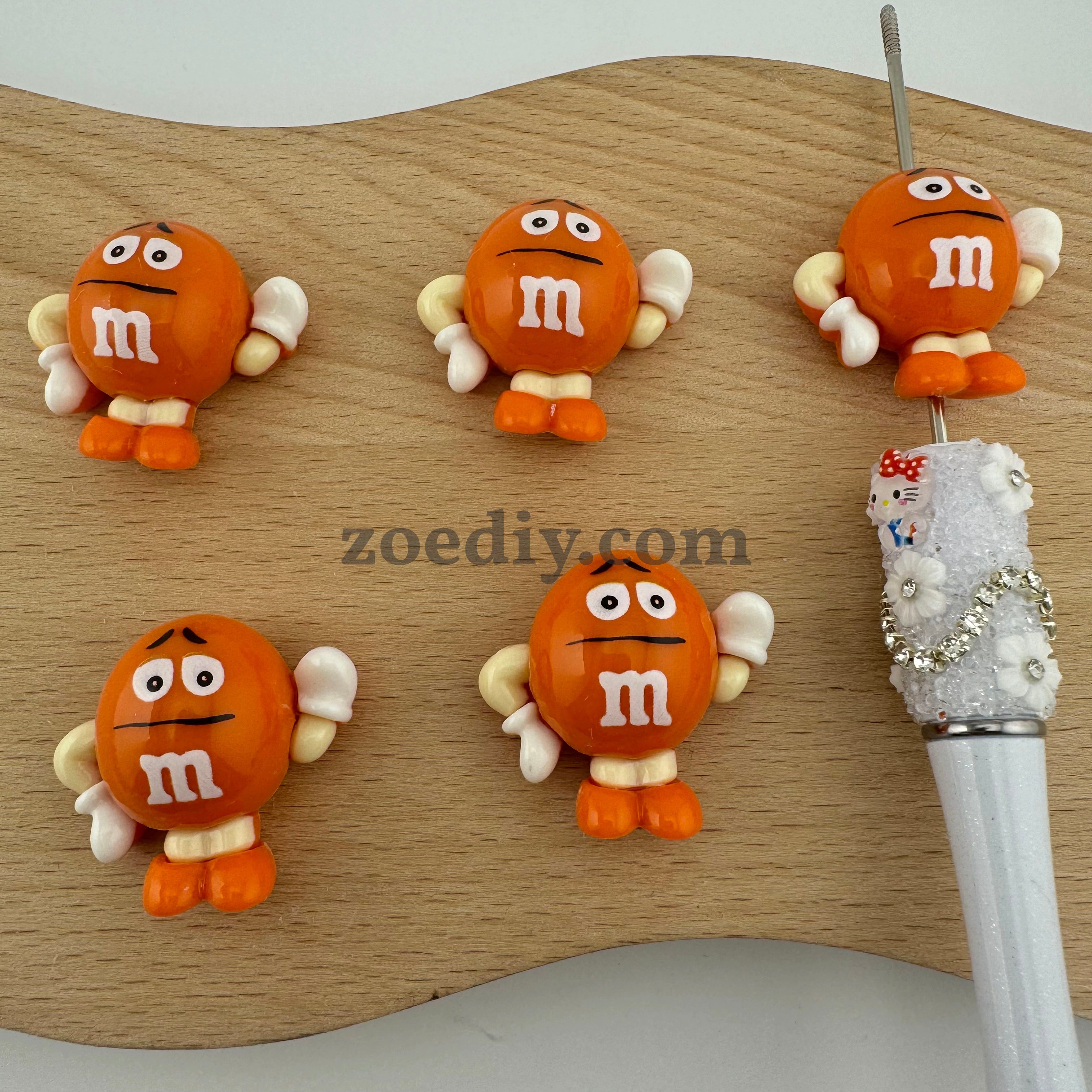 FS1512-3.2mm*2.8mm M&M Resin Beads Fit For Beadable Pen